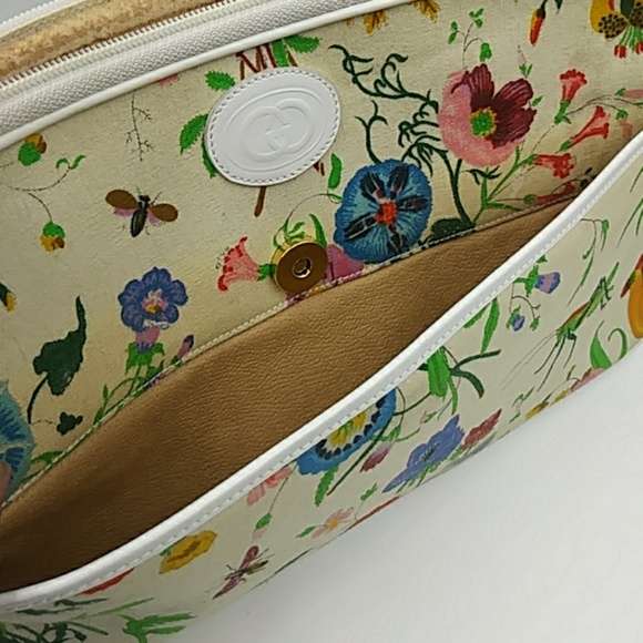 🔥GUCCI FLORA VINTAGE CLUTCH - Picture 7 of 7